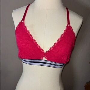 Victoria's Secret Red Lace Bralette